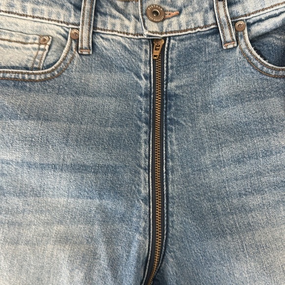 NWT Pistola Denim Charlie High Rise Straight Leg Jean Zip Around Size 28 - Picture 8 of 9